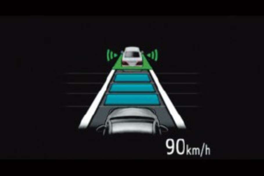 路車間通信システム(DSSS:Driving Safety Support Systems)右折時注意喚起/車車間通信システム(CVSS:Connected Vehicle Support Systems)通信利用型レーダークルーズコントロール