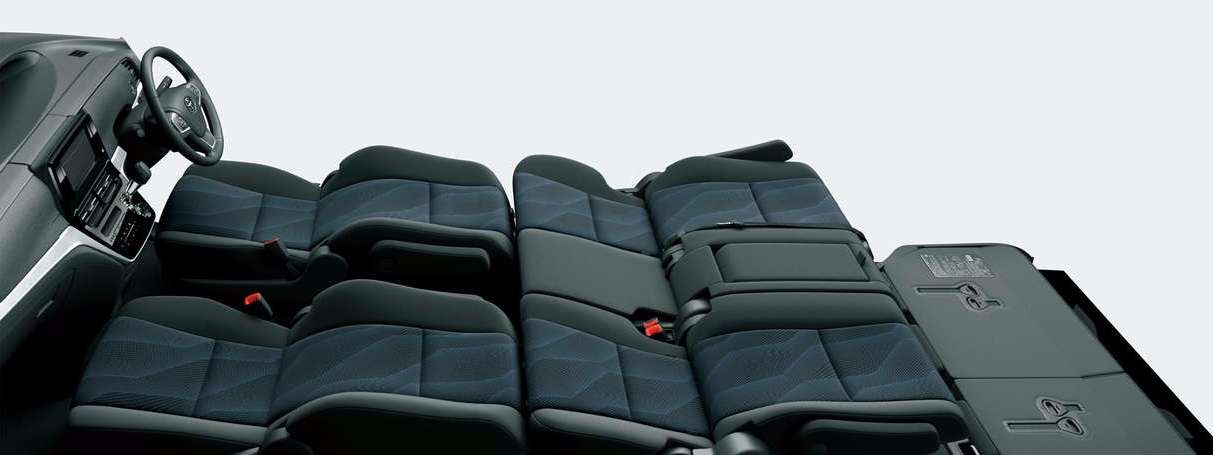 6：4 Split Tip-up Seat 8Seater