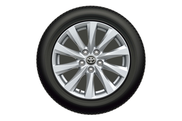タイヤ&ホイール 215/55R17タイヤ&17×7?Jアルミホイール(シルバー塗装/センターオーナメント付)
